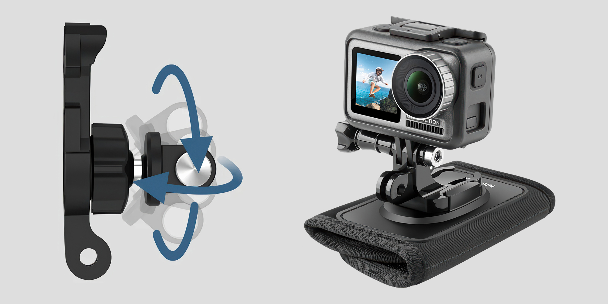 Mocowanie na plecak Telesin GP-BPM-005 do kamer sportowych